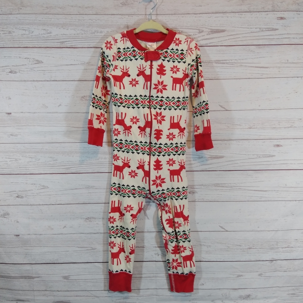 Hanna Andersson Christmas pajamas one piece